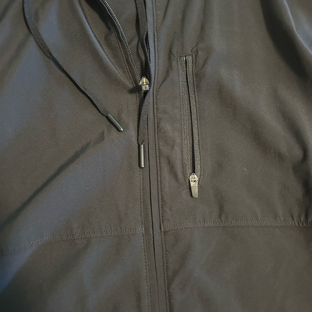 Zella Men's Black Windbreaker Athletic Jacket